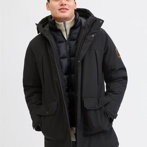 Dark Gray Men's Puffer Jacket